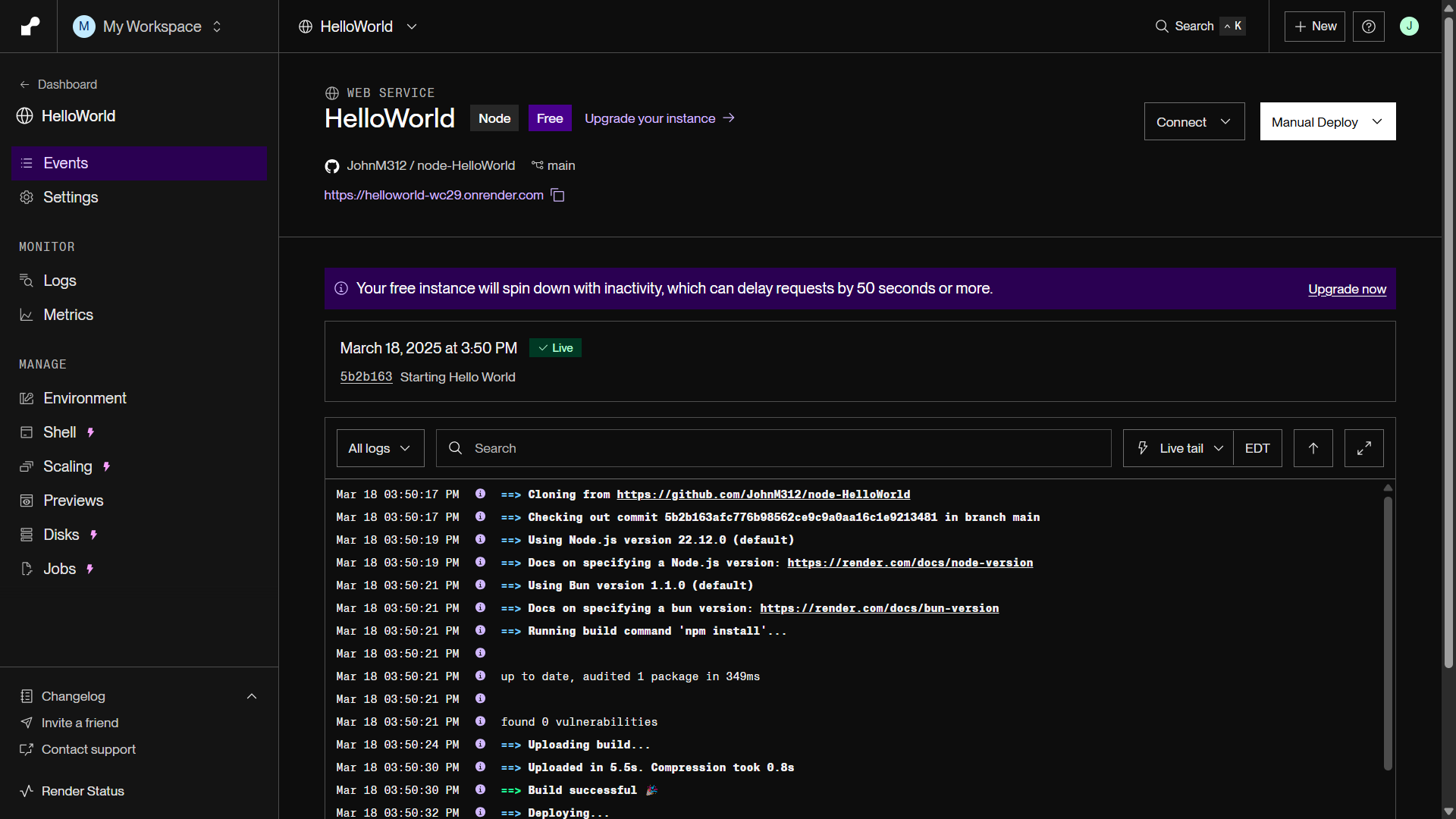 Screenshot of Assignment 10